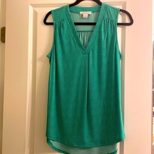 Liz Claiborne - Kelly Green - Sleeveless Shirt - M